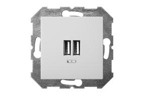USB įkroviklis Liregus Epsilon, balta sp.