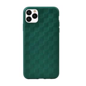 Telefono dėklas Devia Woven2 Pattern Design Soft Case, žalia sp., Apple