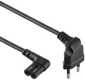 Juhe Gembird C7 / Euro Euro plug, C7, 1 m, must v.