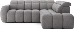 Kampinė sofa Falconn Paolli 04, pilka sp., dešininė, 208 x 258 cm x 107 cm