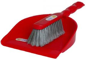 Šluotelė su semtuvėliu Cavallo Assorted, plastikas