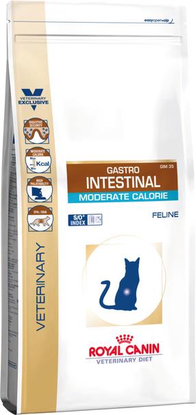 Sausas kačių maistas Royal Canin Gastro Intestinal Moderate Calorie, 0.4 kg