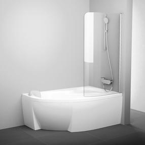 Vonios sienelė Ravak CVSK1 Rosa 160/170, 85 cm x 160 cm, satino sp./skaidrus