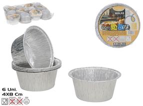 Набор форм для выпечки Kitchen&GO, серебристый цв., 8 см x 8 см