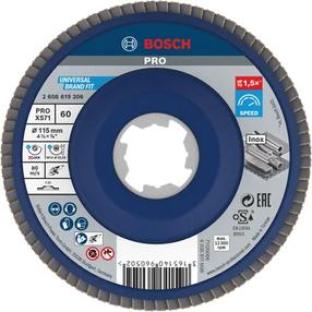 Lapiņu slīpēšanas disks Bosch X-lock X571, 115 mm x 22.23 mm
