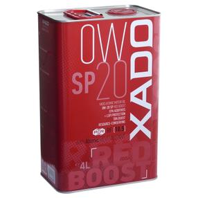 Automobilio variklio tepalas Xado 0W SP20, sintetinis, 4 l