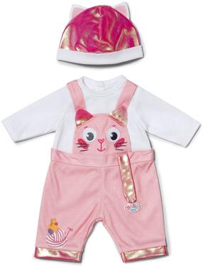 Комплект одежды для куклы Zapf Creation Baby born, белый цв./розовый цв.