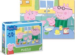 Dėlionė Dodo Peppa Pig, 60 vnt., įvairių spalvų