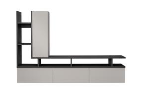 Подвесной шкафчик ASM Tytan, графитовый цв./кремовый цв., 210 см x 35 см x 140 см