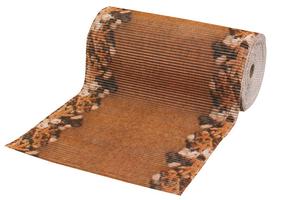PVC grindų danga Thema Lux M981, ruda sp./įvairių spalvų, 65 cm x 0.8 cm