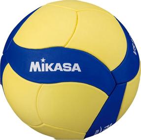 Volejbola bumba Mikasa VS123W, 5 izmērs, zila krās./dzeltena krās.