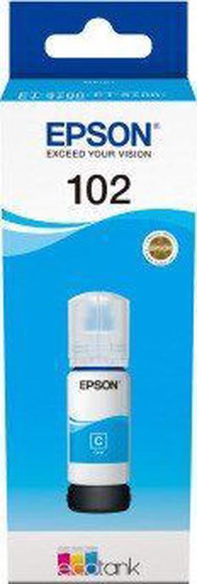 Spausdintuvo kasetė Epson 102 EcoTank, žalsvai mėlyna (cyan), 70 ml