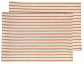 Galda paklājiņš Homla Basic Davio 246677, 45 cm x 30 cm, 2 gab., Oranža krās.