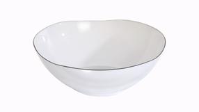 Maza bļoda Okko Ego A159, balta krās., 20.3 cm