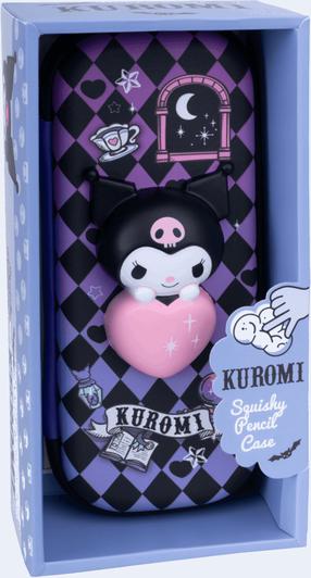 Penālis bez instrumentiem CoolPack Kuromi Squishy, 23 cm x 10 cm, balta krās./melna krās./rozā krās.