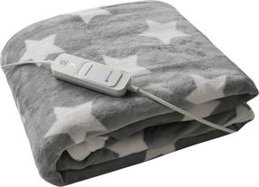 Šildanti antklodė Oromed Oro-Blanket Star, balta sp./pilka sp., 130 cm x 180 cm