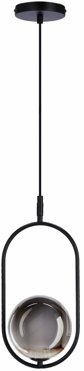 Šviestuvas kabinamas Candellux Lighting Cordel, G9, 1 x 28 W, grafito sp. / juoda sp.