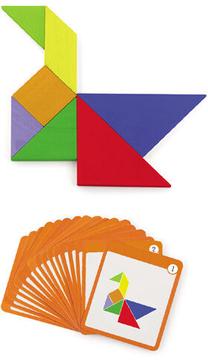 Lavinimo žaislas VIGA Magnetic Tangram Block Set