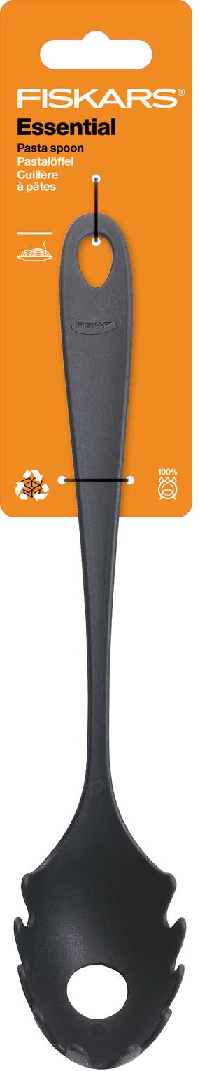 Šaukštas makaronams Fiskars ESSENTIAL 1065593, juoda sp.