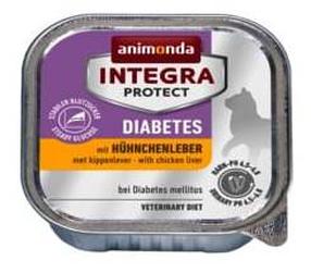 Šlapias kačių maistas Animonda Integra Protect Diabetes, kepenėlės, 0.100 kg
