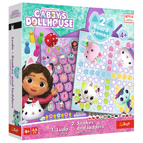 Набор настольных игр Trefl Gabby´s Dollhouse 2in1, LT LV EE RUS EN