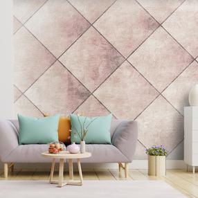 Fototapetas Artgeist Perfect Cuts - Geometric Symmetrical Tiled Pattern With Pattern, 105 cm x 147 cm