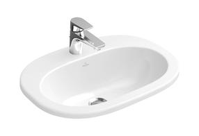 Vonios praustuvas Villeroy & Boch O. Novo 41615601, keramika/porcelianas, 56 cm x 40.5 cm x 17.5 cm, balta sp.