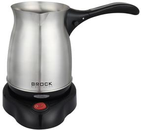  Türgi kohvikann Brock ECP 105, 0.5 l, must v./roostevaba teras v.