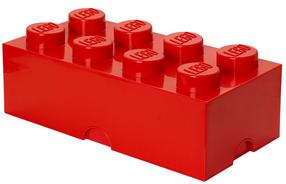Daiktadėžė LEGO® Storage Brick 8 40041730, 12.1 l, raudona, 50 x 25 x 18 cm