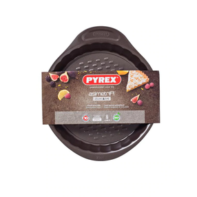 Kepimo forma Pyrex Asimetria, juoda sp., 25 cm x 25 cm