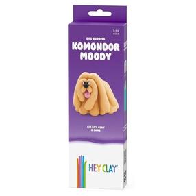 Plastilīna komplekts, suns Hey Clay Komondor Moody, brūna krās.