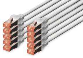 Сетевой кабель Assmann RJ-45, RJ-45, 5 м, белый цв.