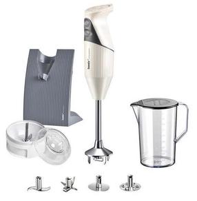 Rokas blenderis Bamix Swissline M200 Foodbytwins, balta krās.