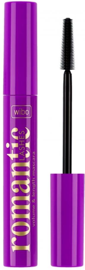 Skropstu tuša Wibo Romantic Lashes Volumizing, 8 ml, melna krās.