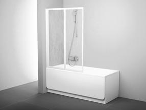 Vonios sienelė Ravak VS2 105, 104.5 cm x 140 cm x 55.1 cm, balta sp./apsauginis