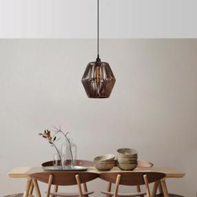 Светильник навесной Opviq Chandelier Gonio, E27, коричневый цв. / черный цв.