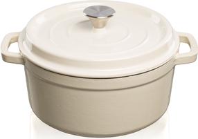 Katls Grand feu, Ø26 cm, 4.7 l, balta krās.