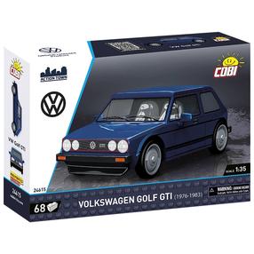 Konstruktors, automašīna Cobi Volkswagen Golf GTI 24615, 68 gab., zila krās.