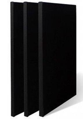 Канва, загрунтованный на опоре черный цв., 24 см x 1.6 см x 30 см