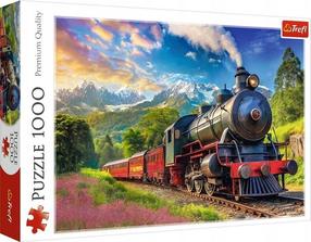Dėlionė Trefl Train Journey 10929, 48 cm x 68.3 cm, 1000 vnt., įvairių spalvų