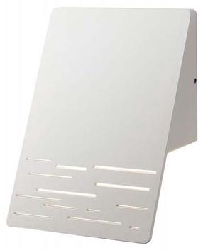 Āra sienas lampa Milagro Line, 10W, LED, IP44, balta krās., 14 cm x 20.2 cm