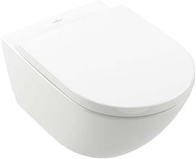 Unitazas, pakabinamas Villeroy & Boch Subway 3.0 Combi-Pack, su dangčiu, 370 mm x 560 mm