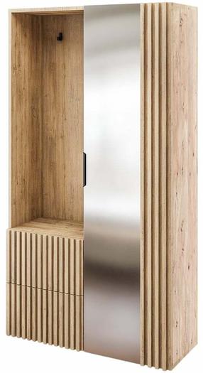Prieškambario spinta Vimerio, artisan oak sp., 35 cm x 100 cm x 180 cm