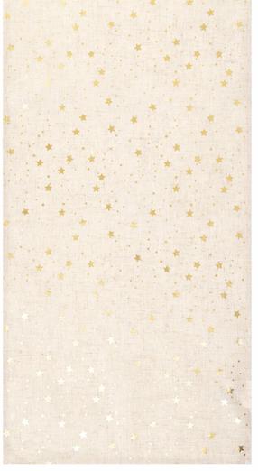 Kalėdinis stalo takelis stačiakampė Homla Starse, kreminė, 40 x 160 cm
