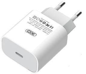 Зарядное устройство для телефона XO L40, USB-C, белый цв., 18 Вт
