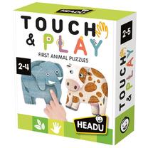 Dėlionė, gyvūnai Headu Touch & Play, įvairių spalvų