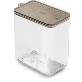 Lielapjoma produktu konteiners Gio`style Tengo, 1.8 l, 15.5 cm x 10 cm, caurspīdīga krās./brūna krās./pelēka krās.