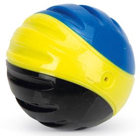 Mänguasi koerale, pall Beeztees Fetch Ball 625872, 6.3 cm, Ø 6.3 cm, sinine v./must v./kollane v.