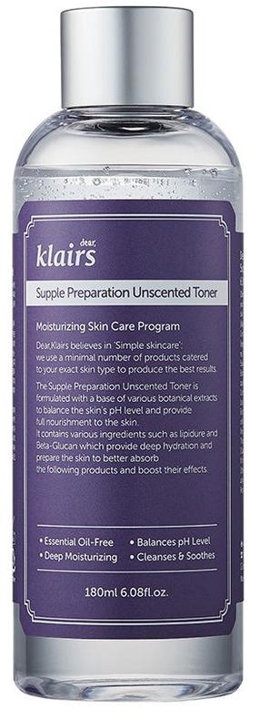 Тоник для лица Dear, Klairs Supple Preparation, 180 мл