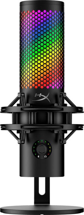 Конденсаторный микрофон HyperX QuadCast 2 S 9A273AA, черный цв.
